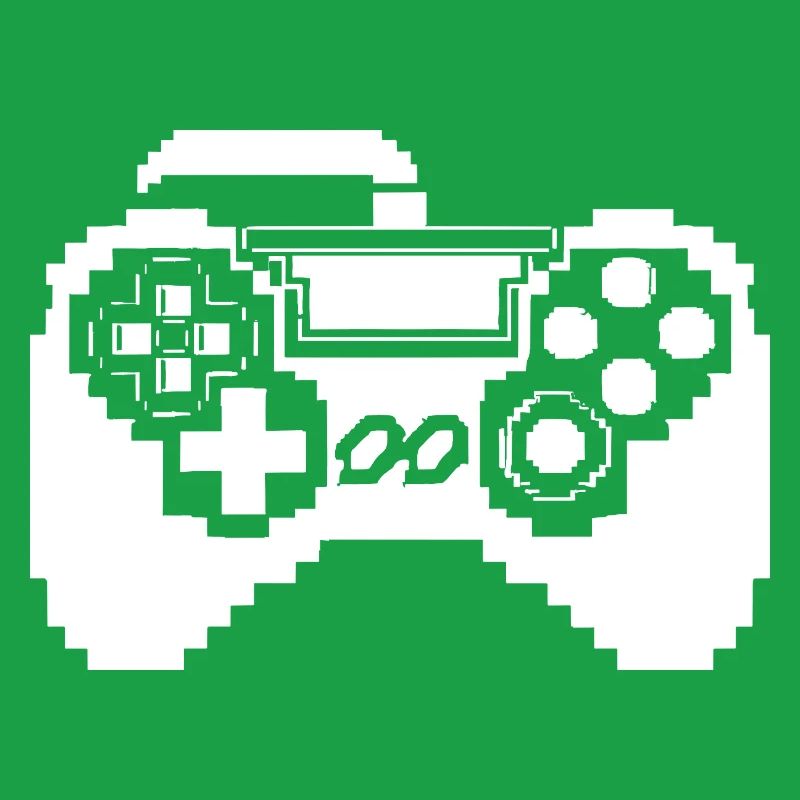 Game Controller Pixel Graphics
