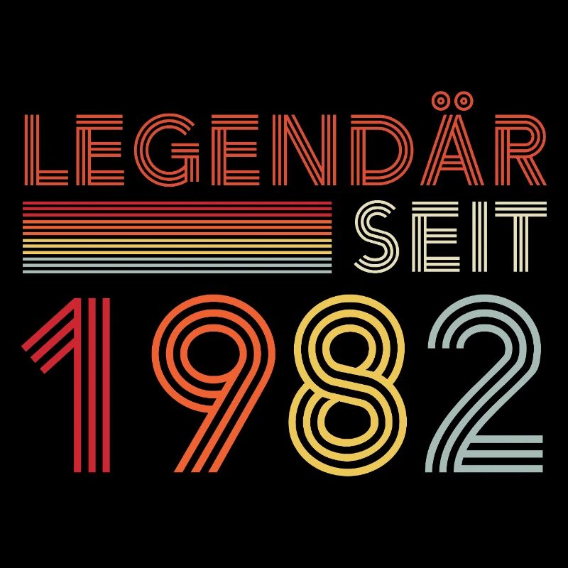 Legendary Since 1982 Man Birthday