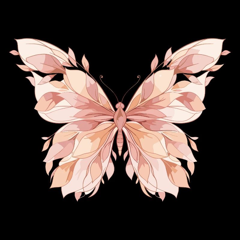 Pastel Wings Butterfly Pattern