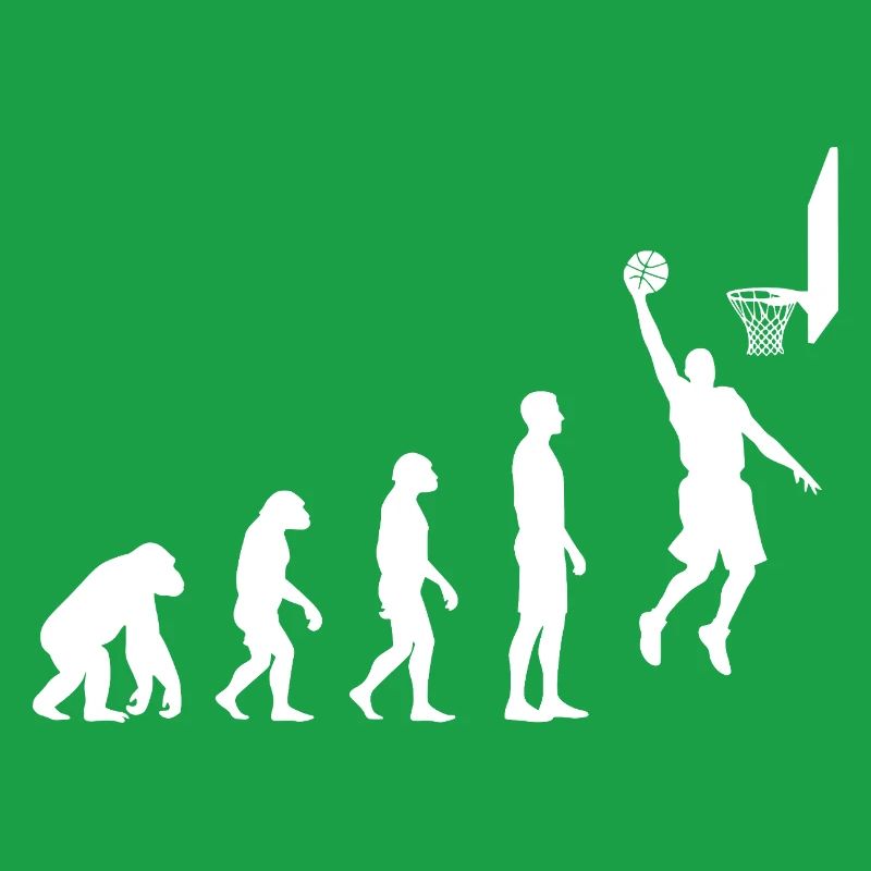 Basketball Dunk Evolution Motif