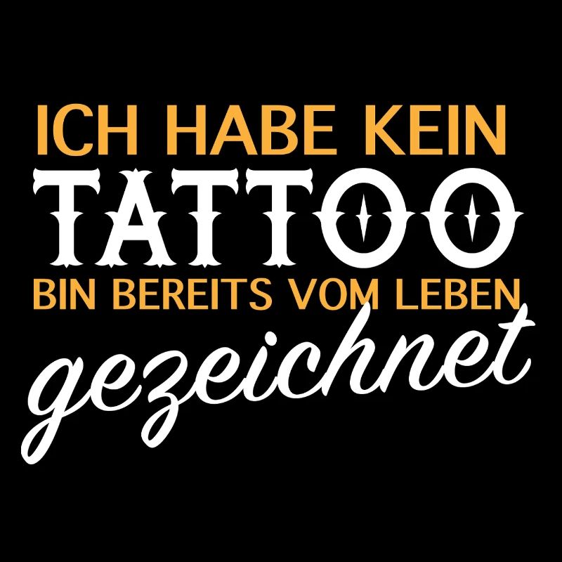 Kein Tattoo, vom Leben gezeichnet