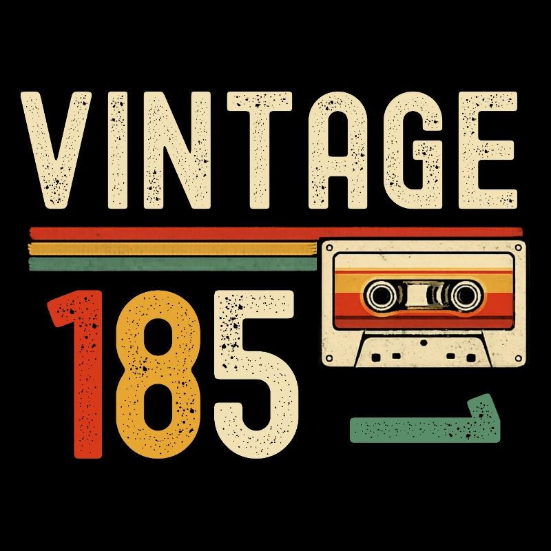 Vintage 85 Cassette Retro