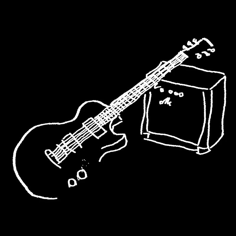 Guitare électrique blanche