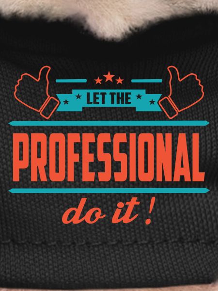Let the professional do it