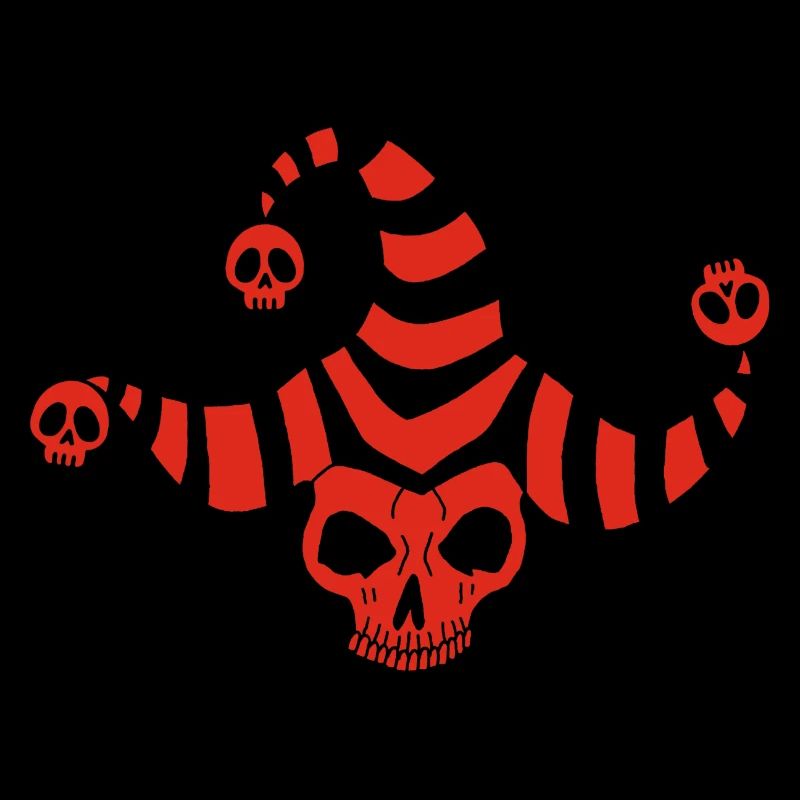 Roter Goblin-Schädel