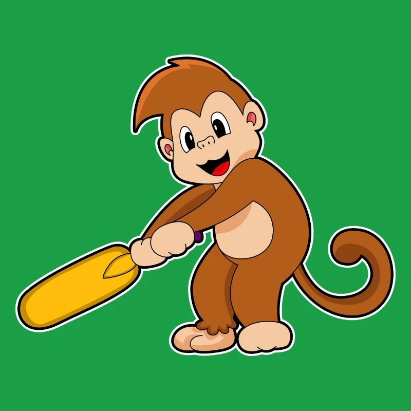 Monkey Cricket Cricket Bat