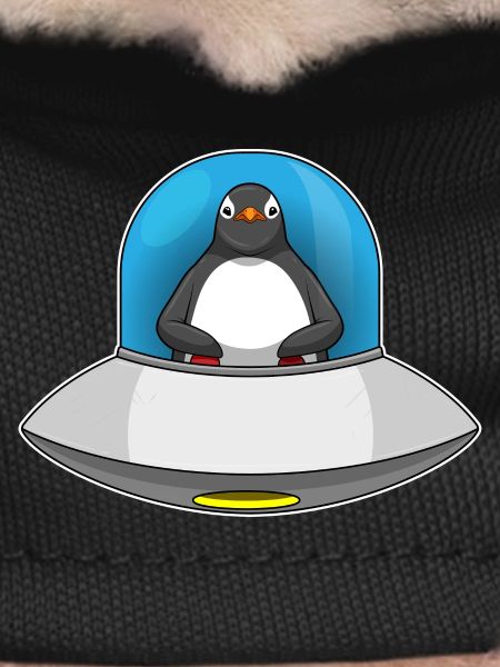 Penguin Spaceship Space