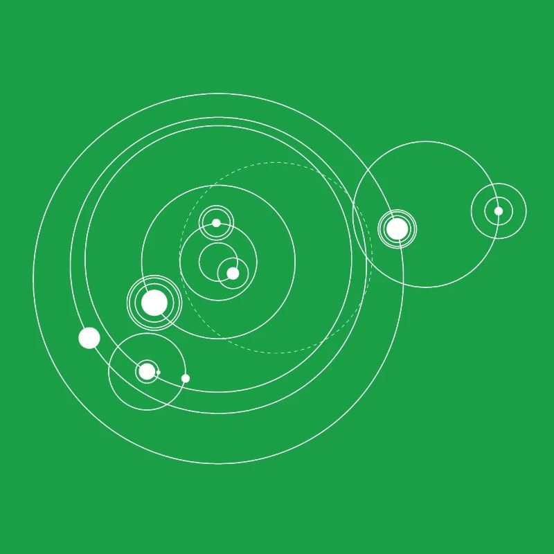 Solar system only (white)