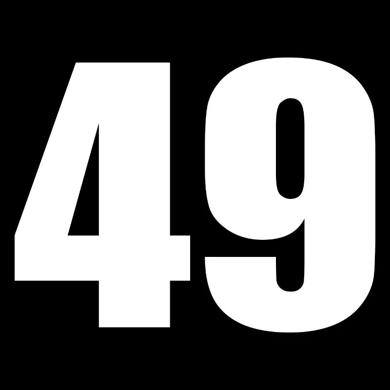 49e anniversaire 49 ans 49 ans numéro 49