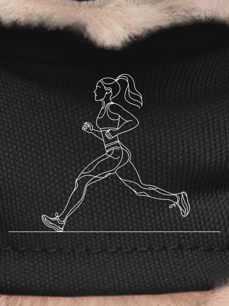 Runner Line Art