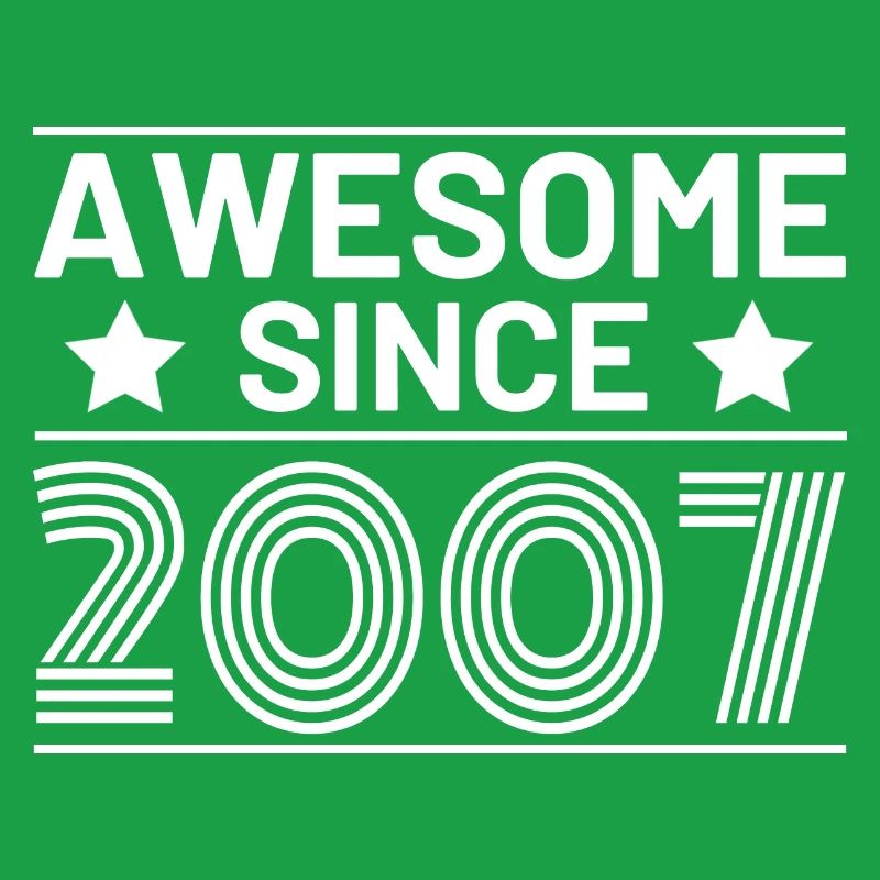 Geburtstag Retro Awesome seit 2007