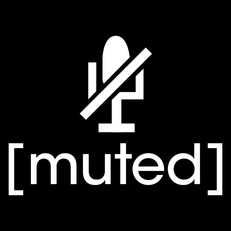 muted gamer - streamer gaming Symbol