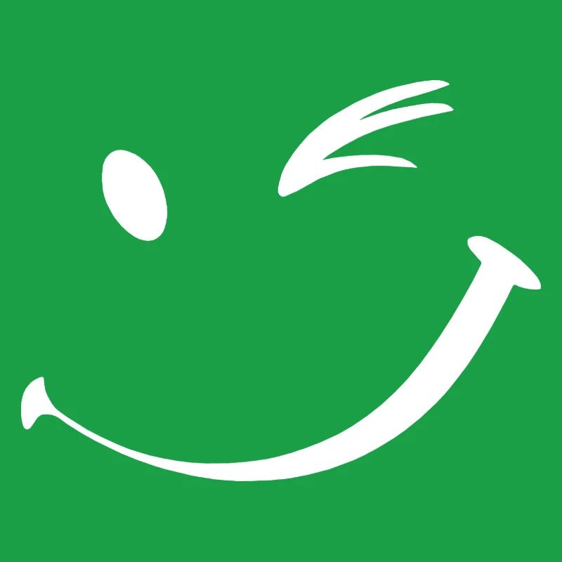 Clin d’œil, sourire clignant de l’œil