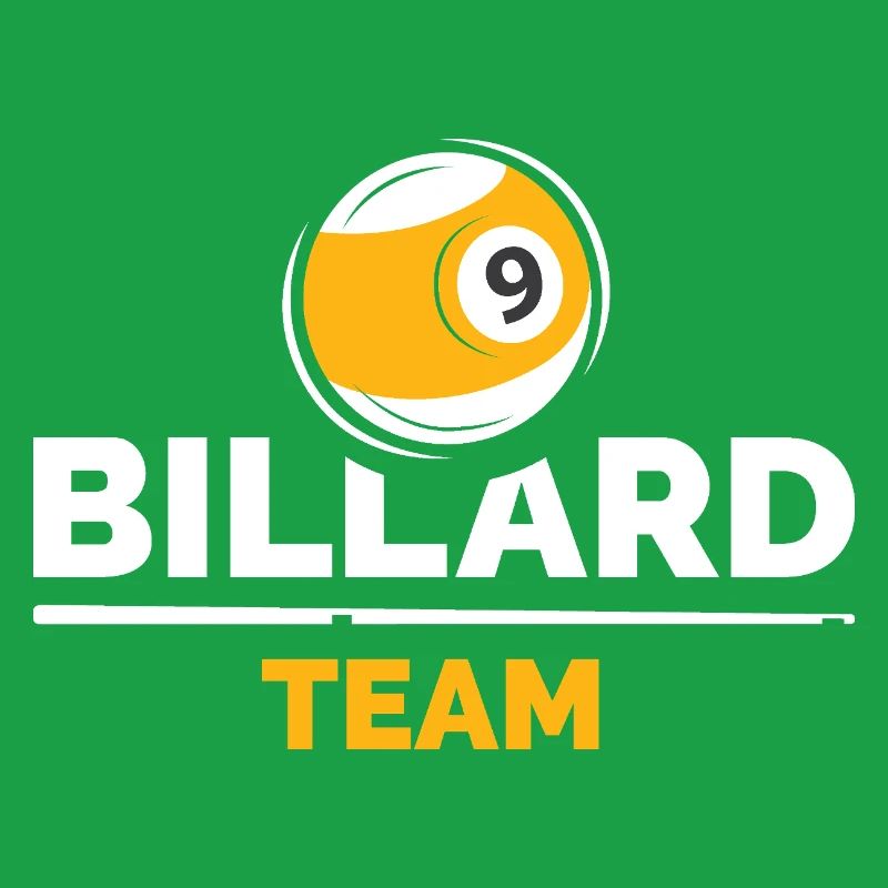 Conception du logo de l’équipe de billard à 9 boules
