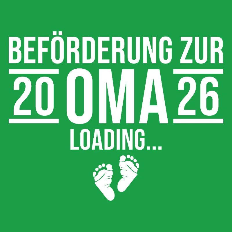 Oma 2026 loading - Werdende Großmutter