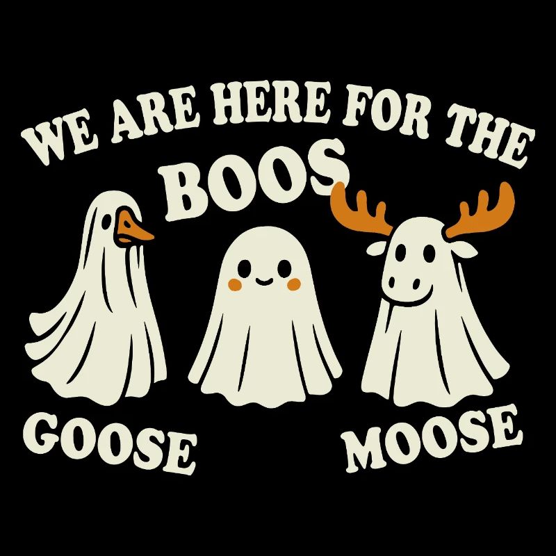 Halloween Ghosts - Goose Moose Boos