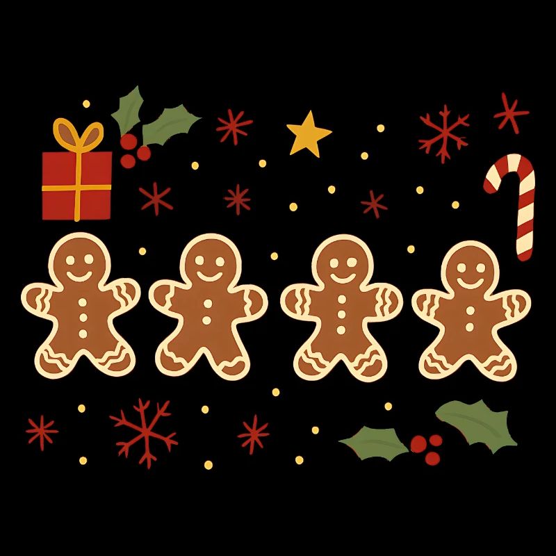 Gingerbread Holiday Cheer, Xmas 