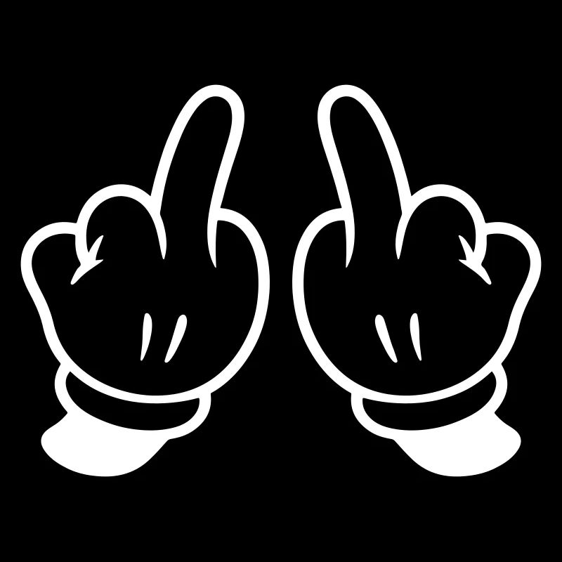 Middle Finger Hand Naughty