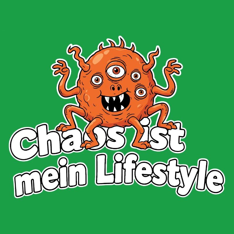 Le chaos est mon monstre de mode de vie