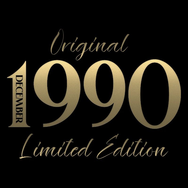 35e anniversaire Original Décembre Né en 1990