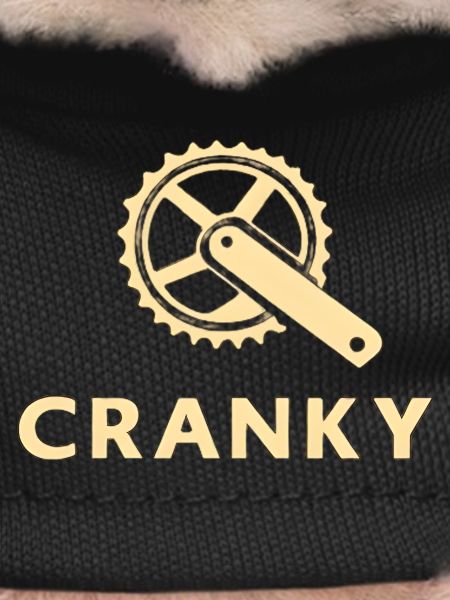 Grumpy Cranky Bicycle Crank Motif