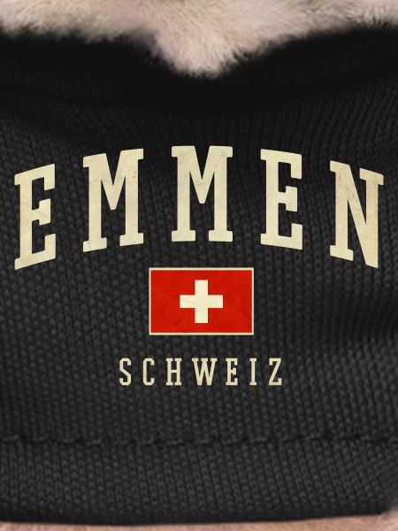 Emmen Switzerland design with flag