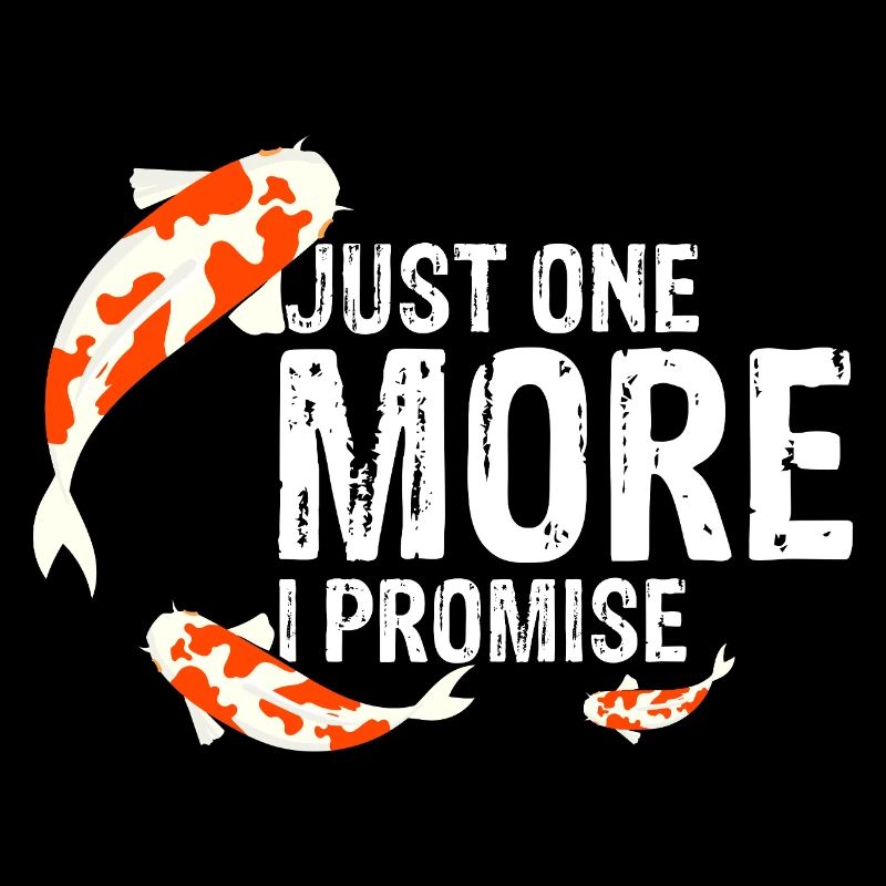 Encore un poisson koi, je te le promets, étang drôle.