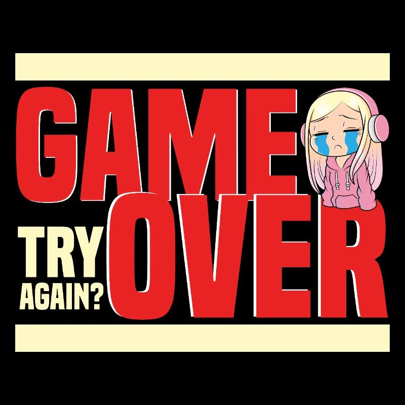 Un humour rétro de game over encore ?