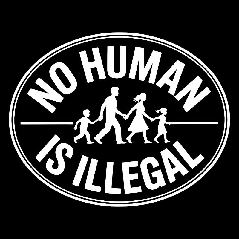 Pas d’illégal humain - Les réfugiés sont les bienvenus