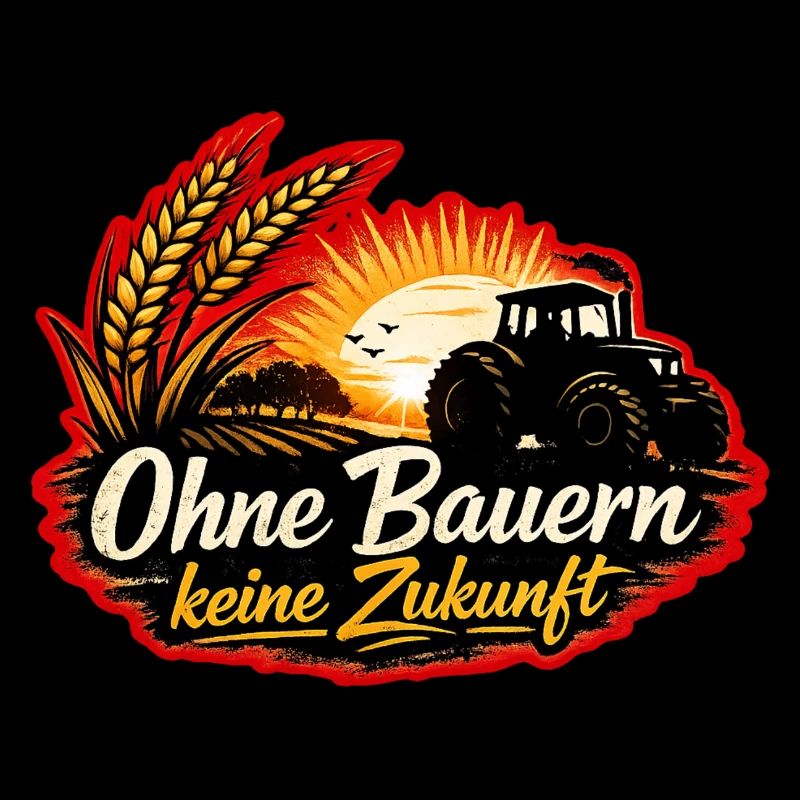 No future without farmers-agriculture-tractor