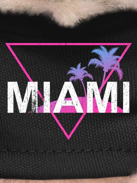 Miami Neon Palm Trees Retro