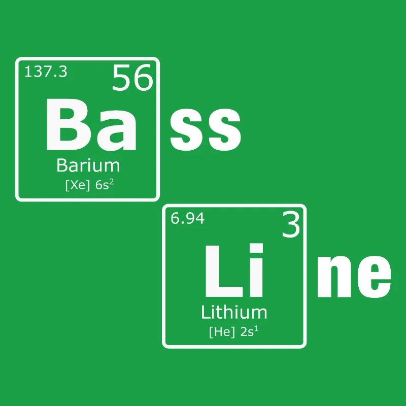 Bass Line PSE Periodic Table Elements Nerd