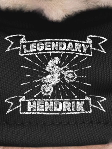 Hendrik as a biker