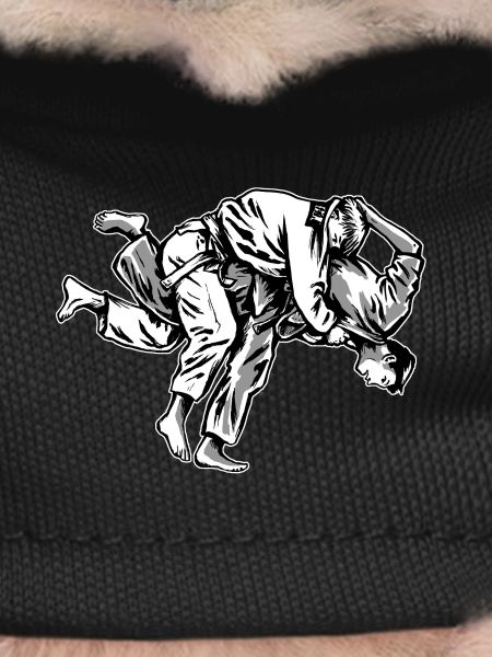 Judo Throw Uchi-mata Illustration