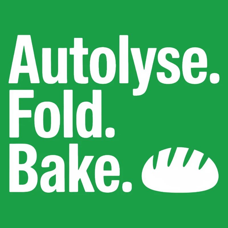 Autolyse Fold Backe Bread Kunst