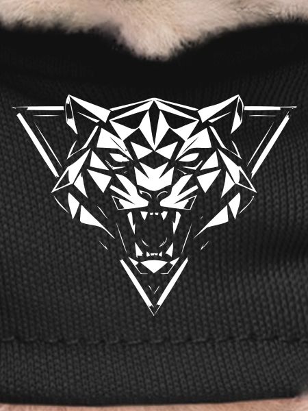 Geometric Wolf Head Facets