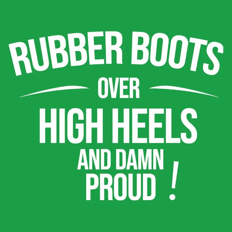 Bottes en caoutchouc sur talons hauts – Déclaration Dorfkind
