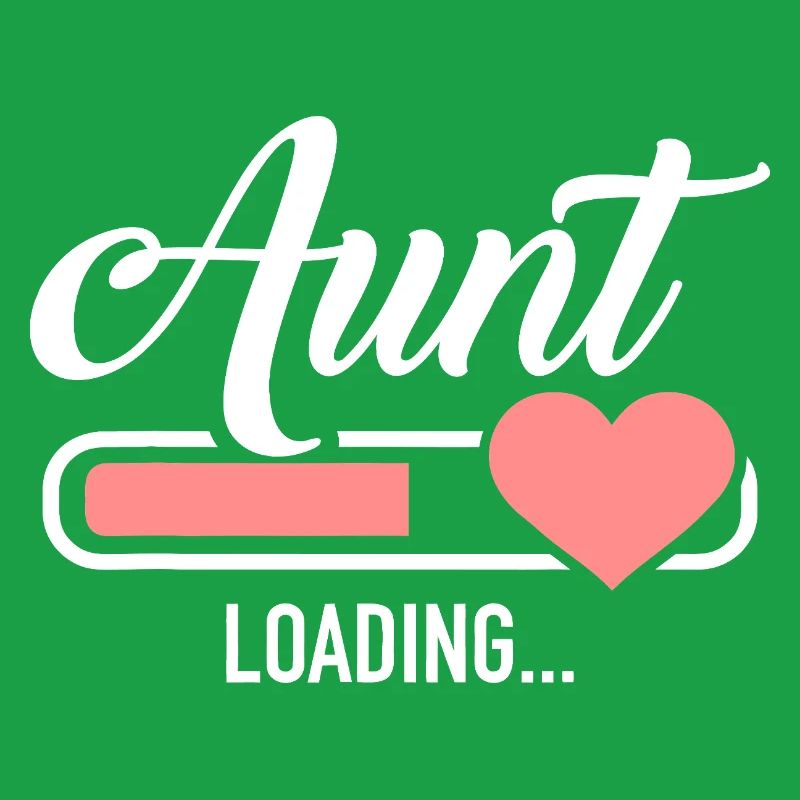 Aunt Loading Heart Graphic