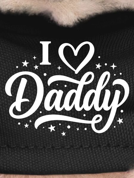 I Love Daddy Script Tee