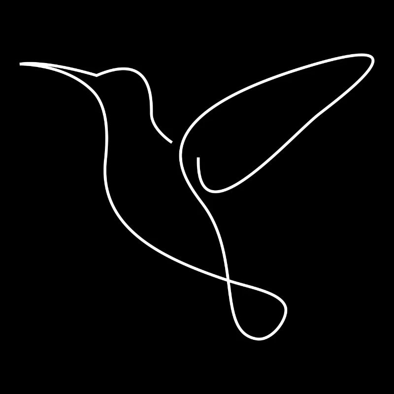 Colibri blanc