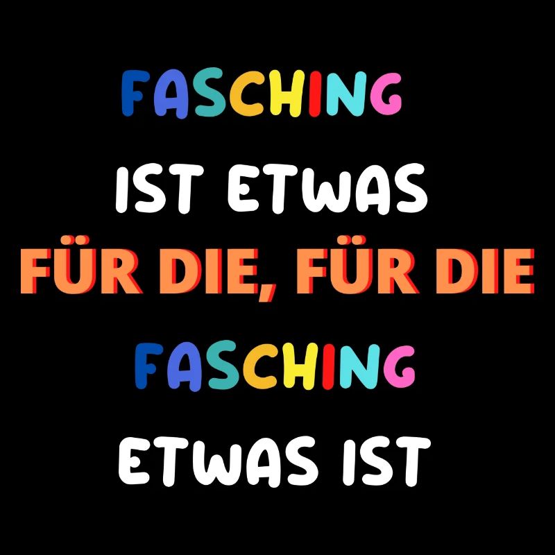 Faschingsmotto Farbenfrohe Freundschaft