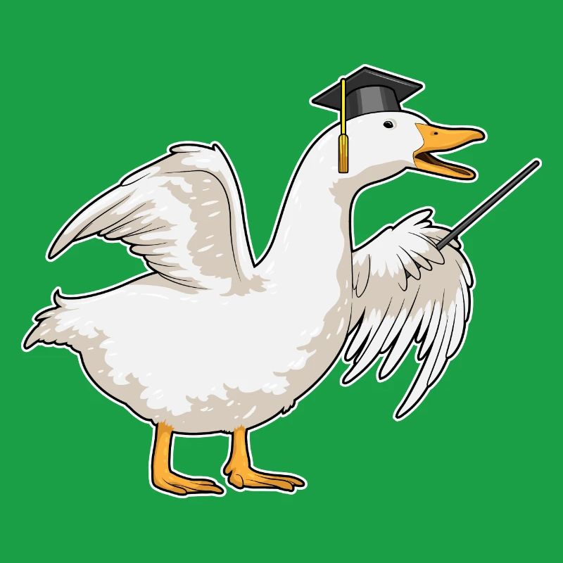 Canard Professeur Cylindre