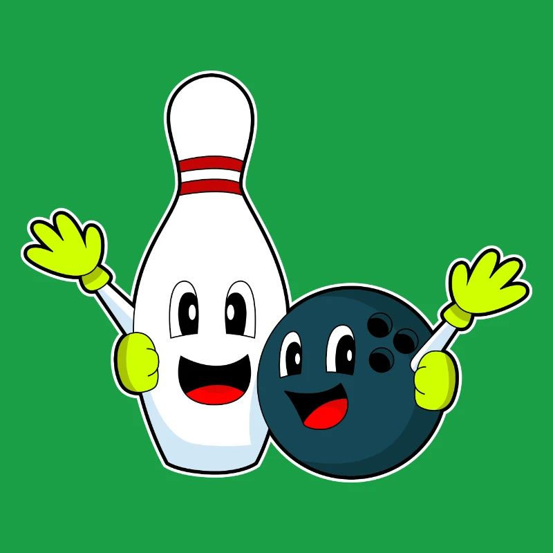 Quille à boule de bowling