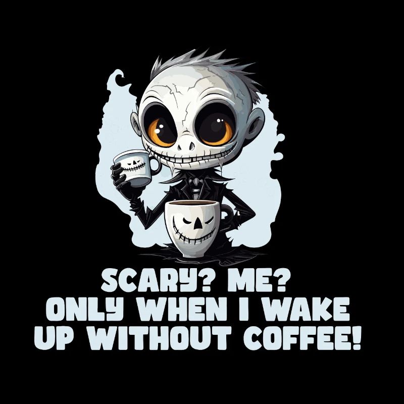 Kaffee Morgenmuffel Mitarbeiter Spruch Fun Tshirt