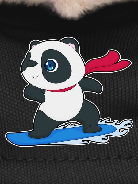 Panda Snowboarder Snowboard