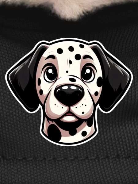 Comic Dalmatian Head Dog