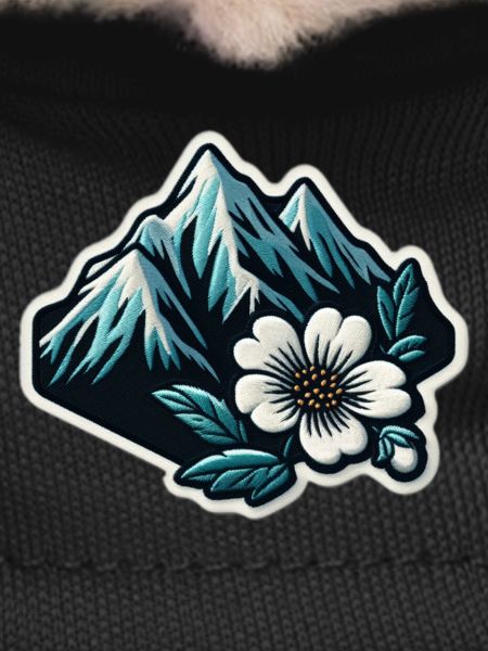 Bergblüte Patchmotiv