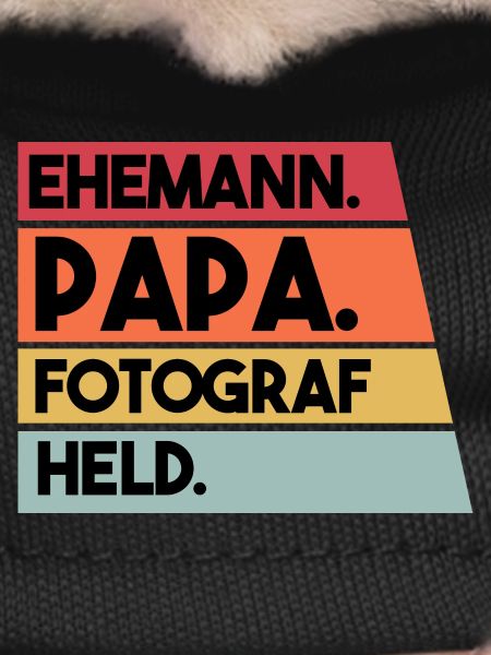 Ehemann Papa Fotograf Held