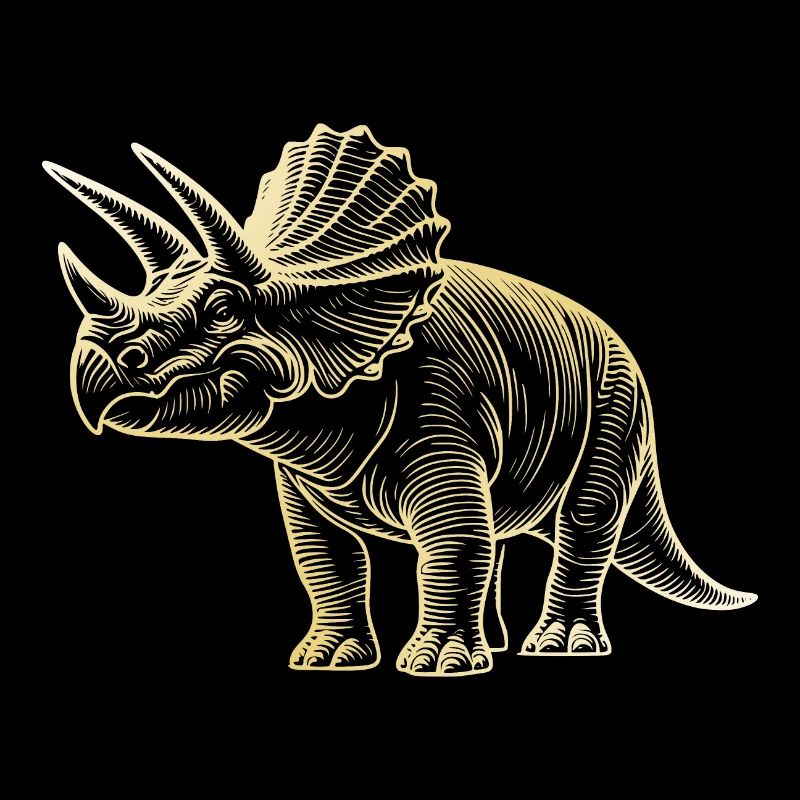 Triceratops Dinosaur Drawing