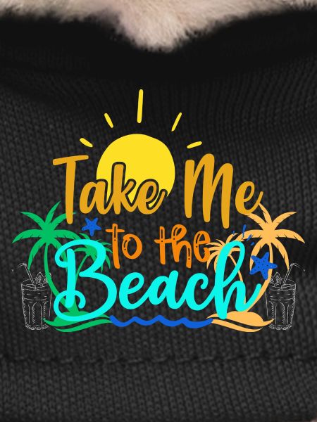 Sunset Beach Vacation Graphic